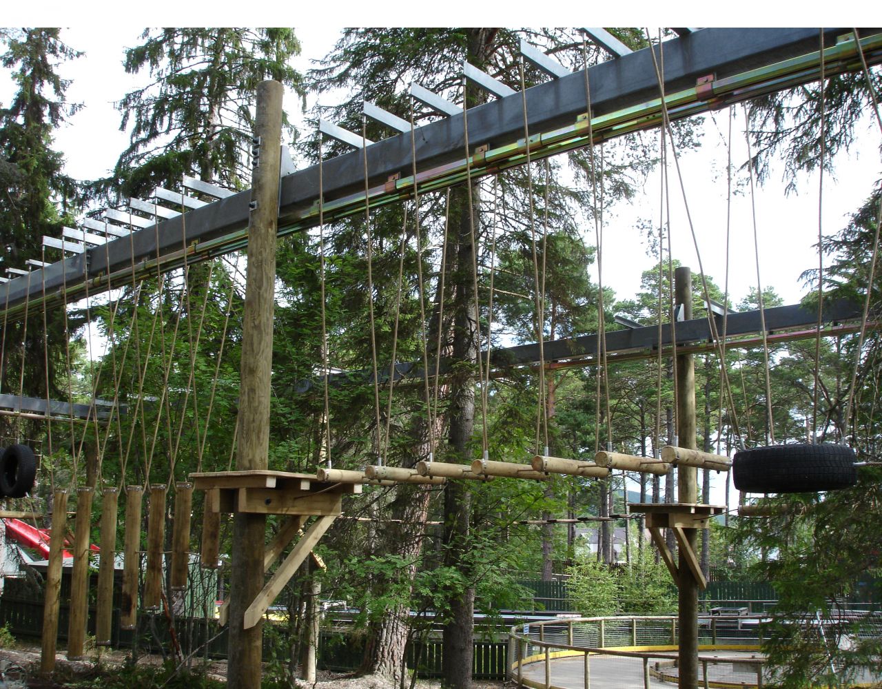 Niko Fall Arrest Track for High Ropes Course