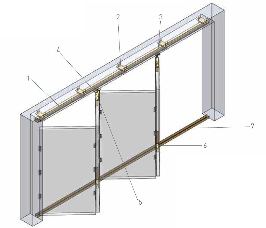 Niko B Folding Door Track Systems