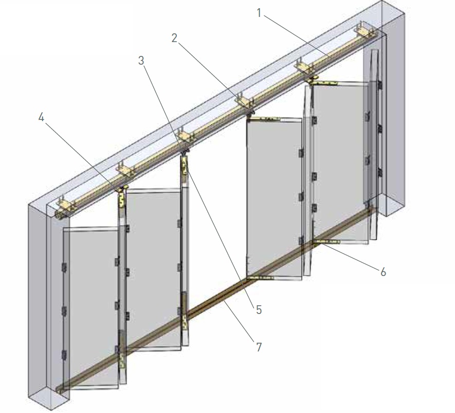 Niko B Folding Door Track Systems