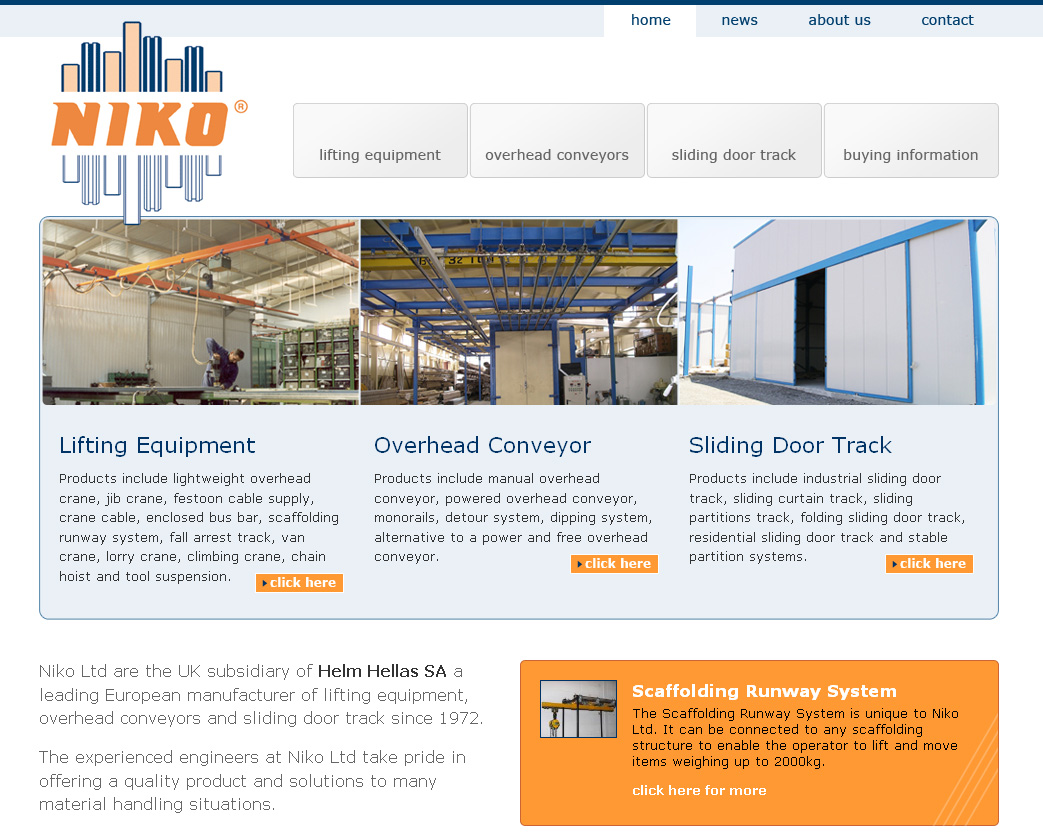 Niko Ltd Website